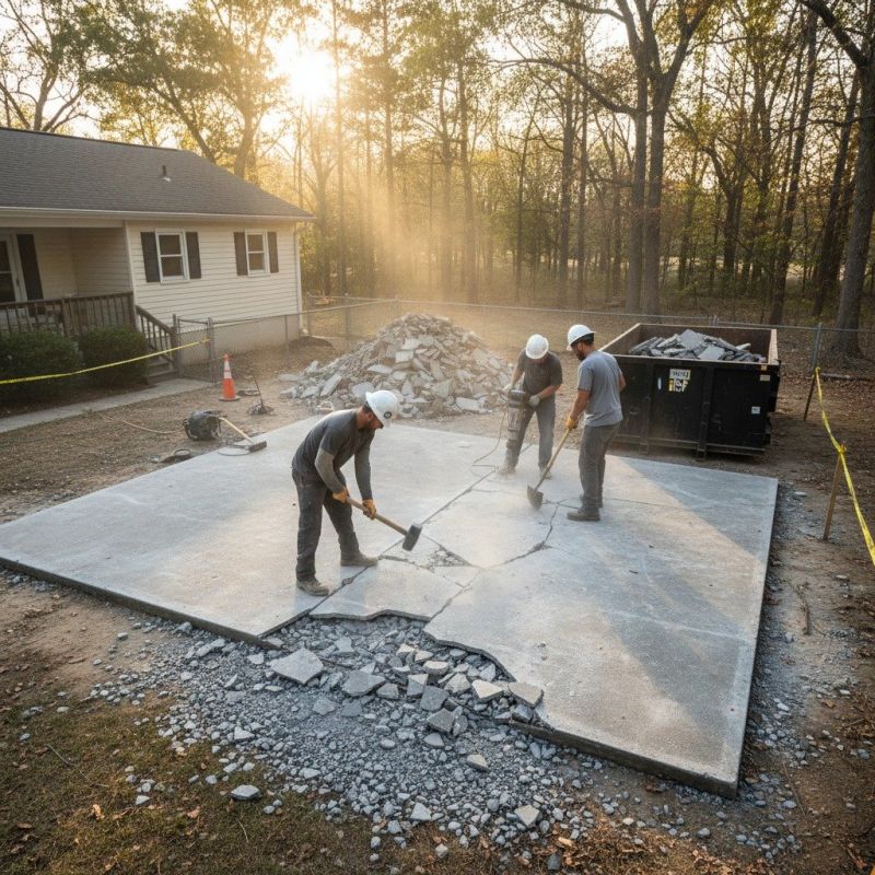 Concrete Pavement Demolition detail